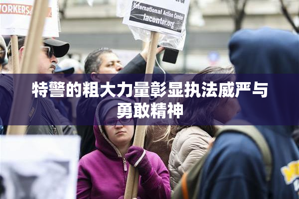 特警的粗大力量彰显执法威严与勇敢精神