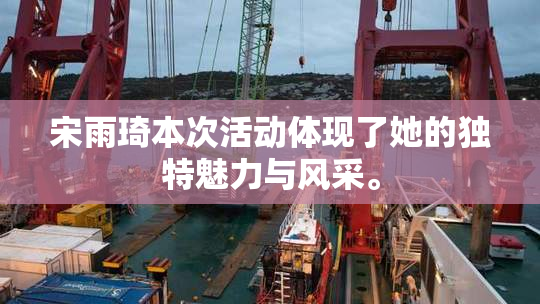 宋雨琦本次活动体现了她的独特魅力与风采。