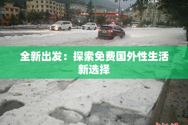 全新出发：探索免费国外性生活新选择
