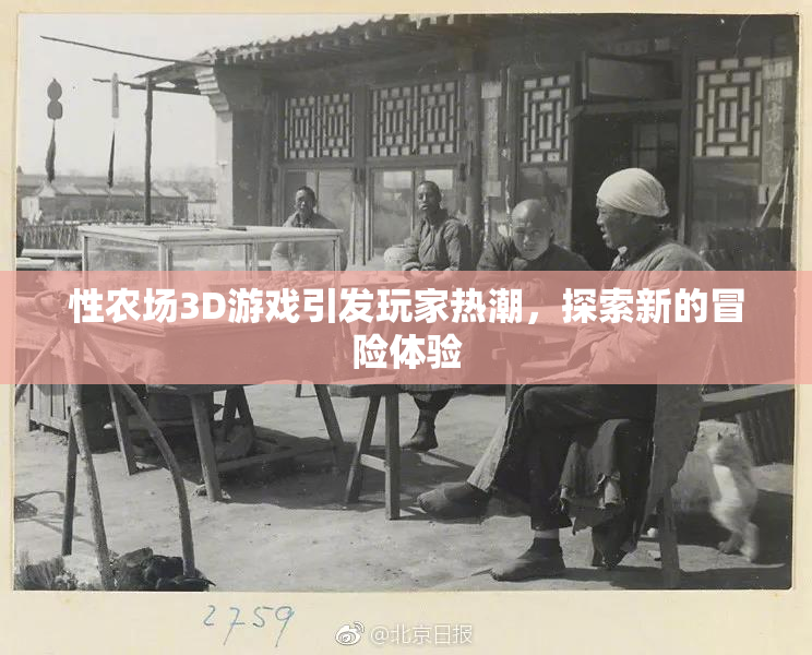 性农场3D游戏引发玩家热潮，探索新的冒险体验
