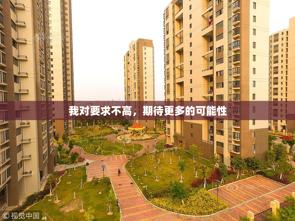 我对要求不高，期待更多的可能性