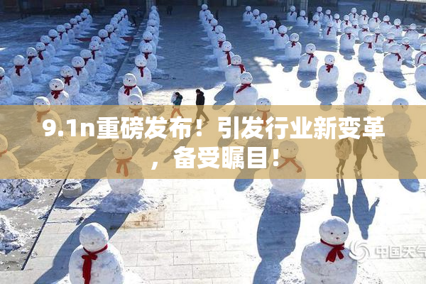 9.1n重磅发布！引发行业新变革，备受瞩目！