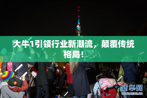 大牛1引领行业新潮流，颠覆传统格局！