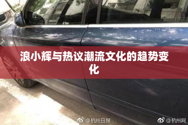 浪小辉与热议潮流文化的趋势变化