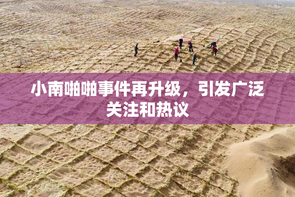 小南啪啪事件再升级，引发广泛关注和热议