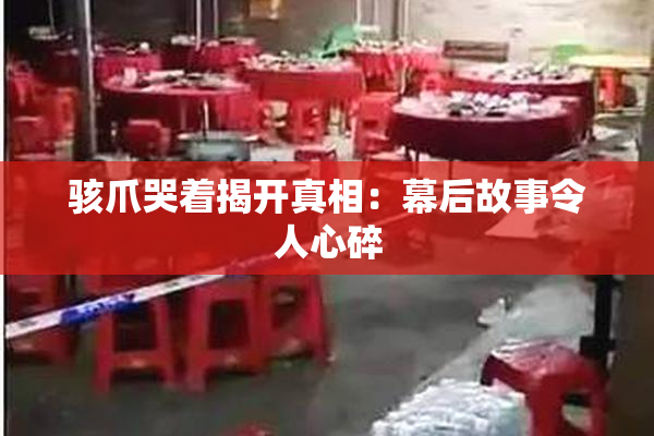 骇爪哭着揭开真相：幕后故事令人心碎