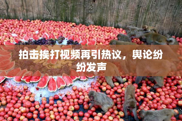 拍击挨打视频再引热议，舆论纷纷发声