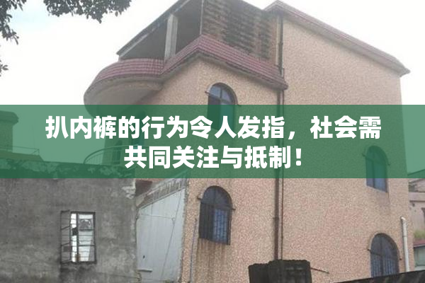 扒内裤的行为令人发指，社会需共同关注与抵制！