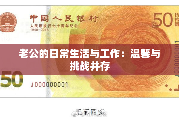老公的日常生活与工作：温馨与挑战并存
