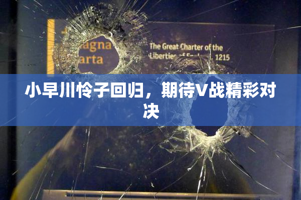 小早川怜子回归，期待V战精彩对决