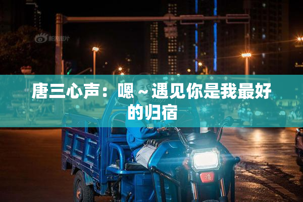 唐三心声：嗯～遇见你是我最好的归宿