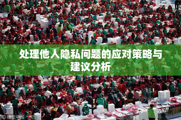 处理他人隐私问题的应对策略与建议分析