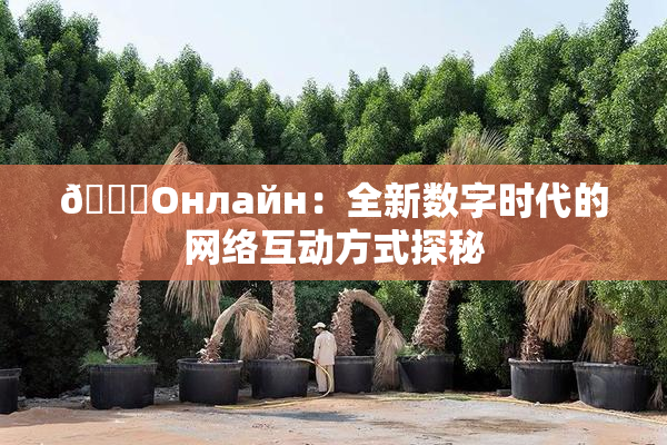 🐔Oнлайн：全新数字时代的网络互动方式探秘