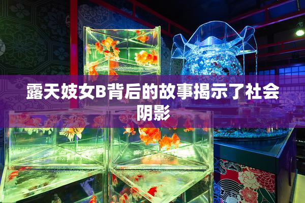 露天妓女B背后的故事揭示了社会阴影