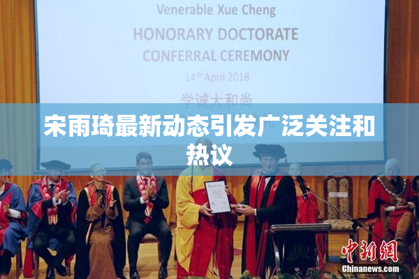 宋雨琦最新动态引发广泛关注和热议