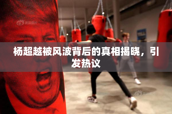 杨超越被风波背后的真相揭晓，引发热议