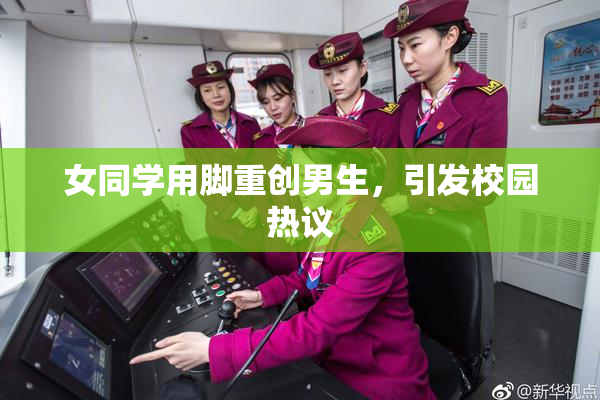 女同学用脚重创男生，引发校园热议