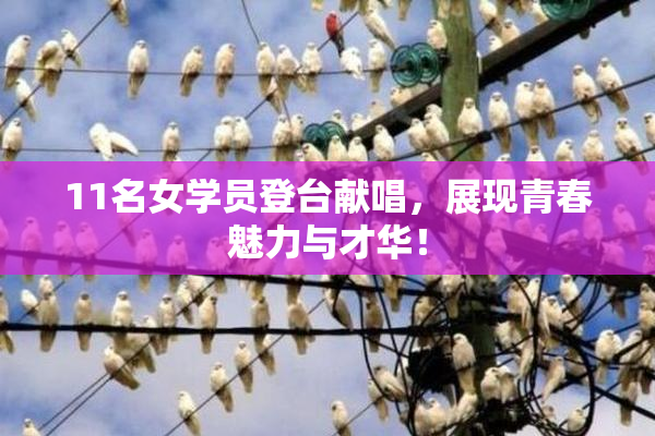 11名女学员登台献唱，展现青春魅力与才华！