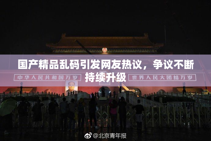 国产精品乱码引发网友热议，争议不断持续升级