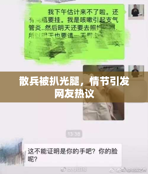 散兵被扒光腿，情节引发网友热议