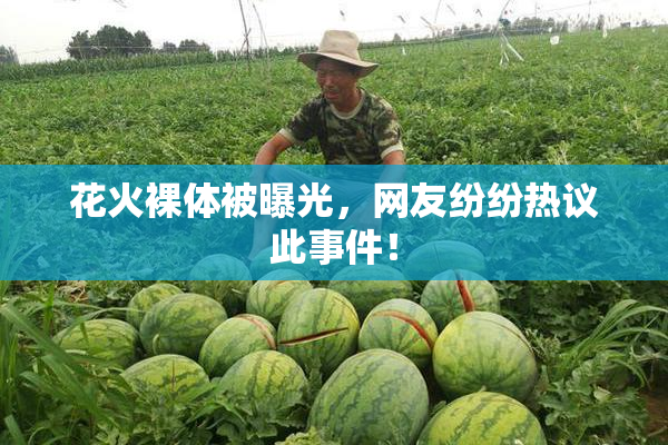 花火裸体被曝光，网友纷纷热议此事件！