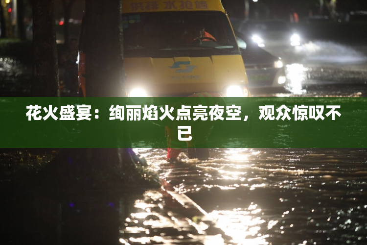 花火盛宴：绚丽焰火点亮夜空，观众惊叹不已