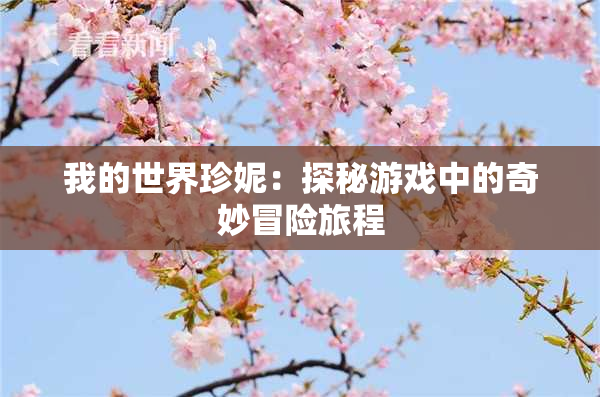 我的世界珍妮：探秘游戏中的奇妙冒险旅程