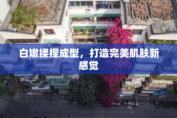 白嫩揉捏成型，打造完美肌肤新感觉