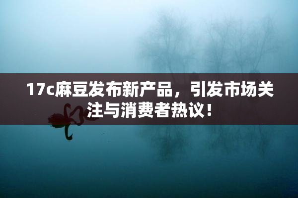 17c麻豆发布新产品，引发市场关注与消费者热议！