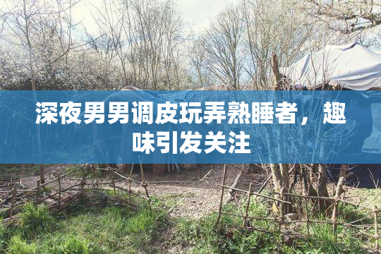 深夜男男调皮玩弄熟睡者，趣味引发关注