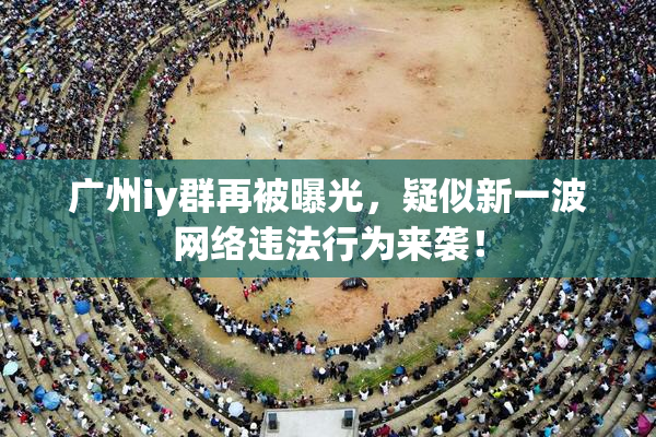 广州iy群再被曝光，疑似新一波网络违法行为来袭！