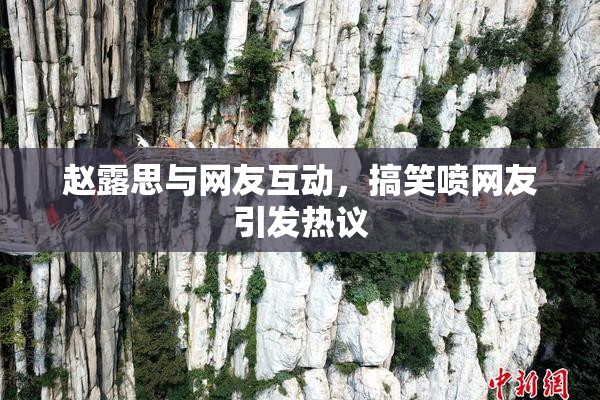 赵露思与网友互动，搞笑喷网友引发热议
