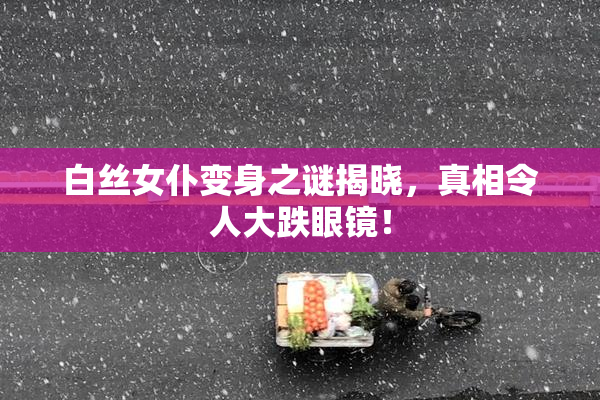 白丝女仆变身之谜揭晓，真相令人大跌眼镜！
