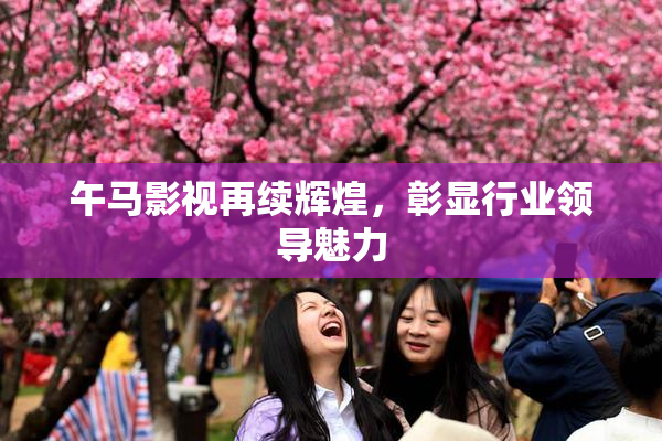 午马影视再续辉煌，彰显行业领导魅力