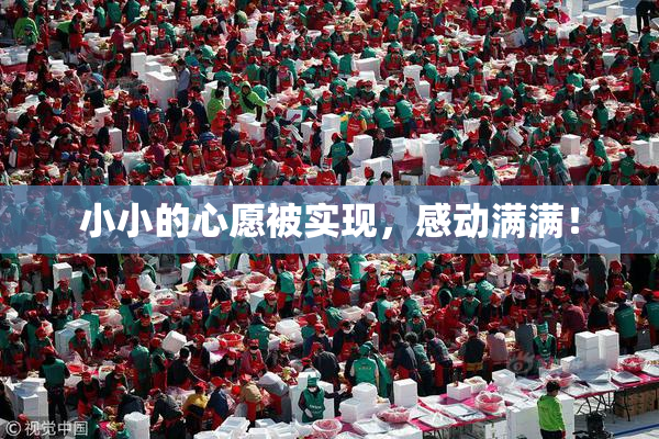 小小的心愿被实现，感动满满！