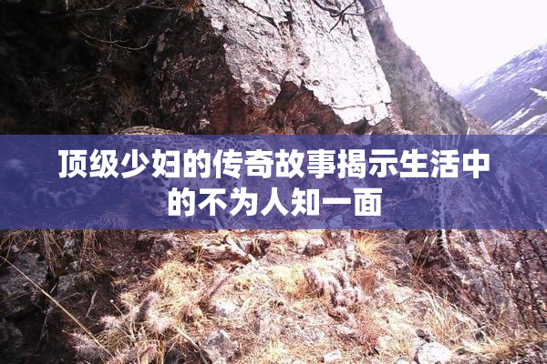 顶级少妇的传奇故事揭示生活中的不为人知一面