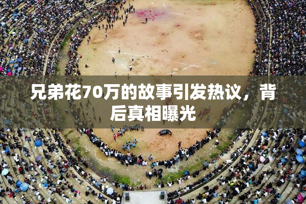 兄弟花70万的故事引发热议，背后真相曝光