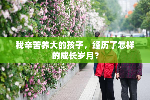 我辛苦养大的孩子，经历了怎样的成长岁月？