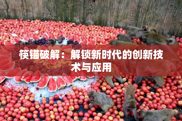 筷锚破解：解锁新时代的创新技术与应用