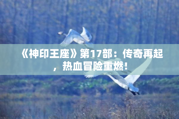 《神印王座》第17部：传奇再起，热血冒险重燃！