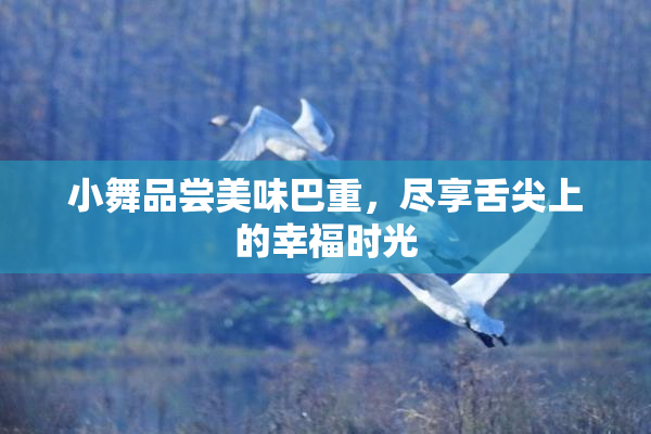 小舞品尝美味巴重，尽享舌尖上的幸福时光