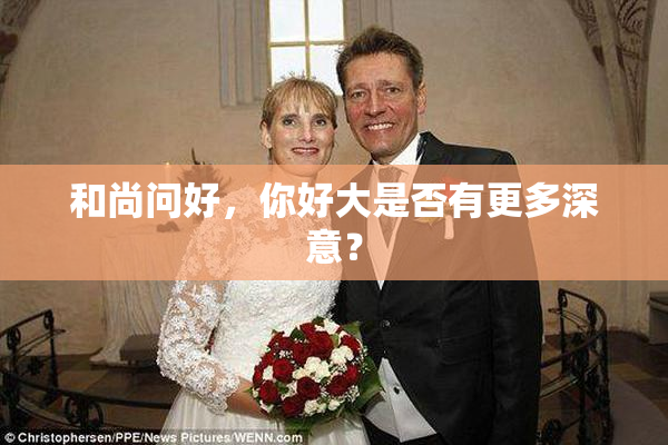 和尚问好，你好大是否有更多深意？