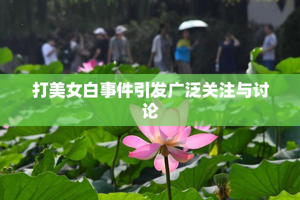 打美女白事件引发广泛关注与讨论