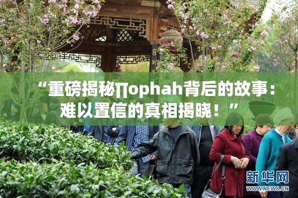 “重磅揭秘∏ophah背后的故事：难以置信的真相揭晓！”