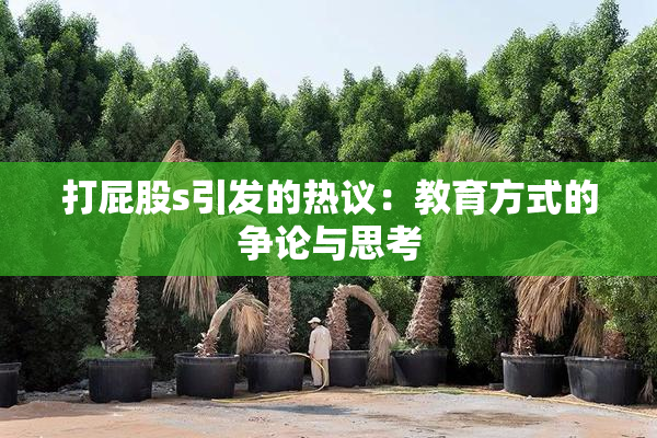 打屁股s引发的热议：教育方式的争论与思考