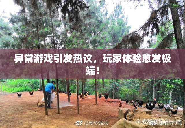 异常游戏引发热议，玩家体验愈发极端！