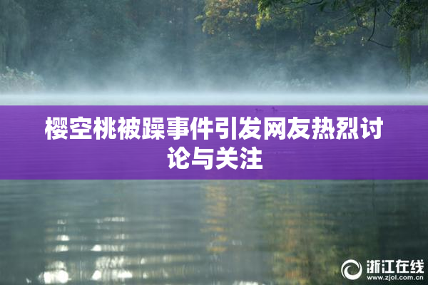 樱空桃被躁事件引发网友热烈讨论与关注