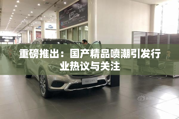 重磅推出：国产精品喷潮引发行业热议与关注