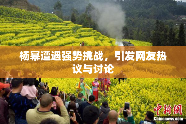 杨幂遭遇强势挑战，引发网友热议与讨论