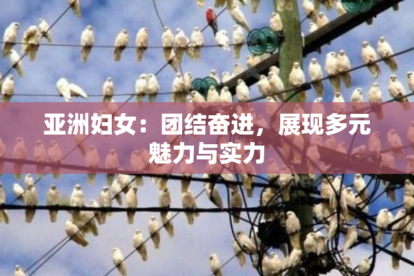 亚洲妇女：团结奋进，展现多元魅力与实力